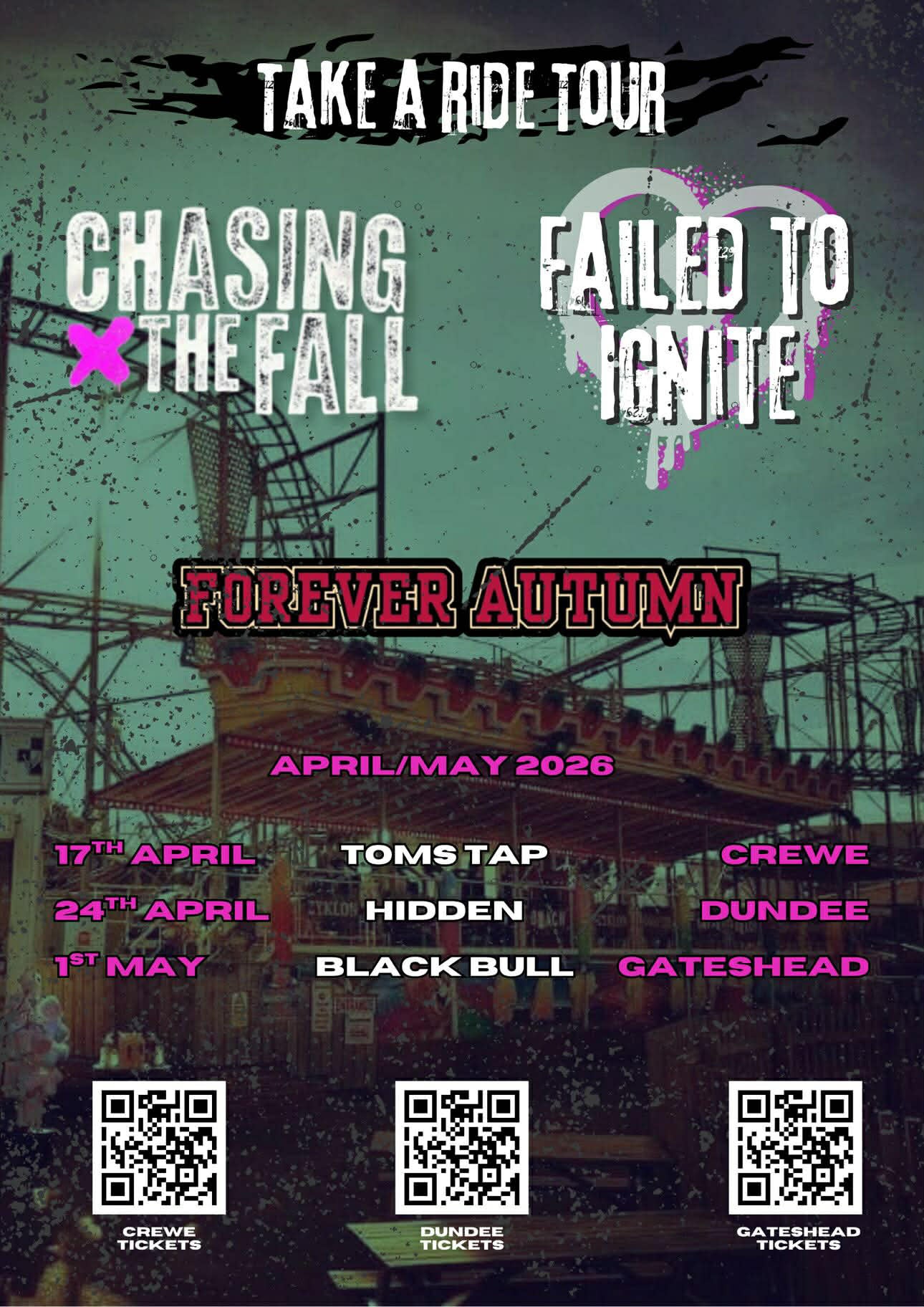 Tom’s Tap Tickets — 17th Apr